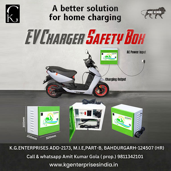 Ev Charger Safety Box (Metal-Wall Mount)
